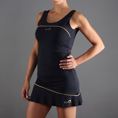 Endless Curve svart t-shirt