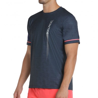 Bullpadel Camari marinblå melerad t-shirt