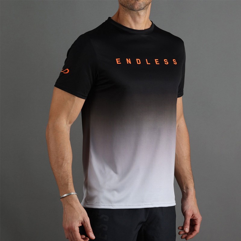 Endless Ace Degrade svart grå t-shirt Endless Ace Degrade svart grå t-shirt