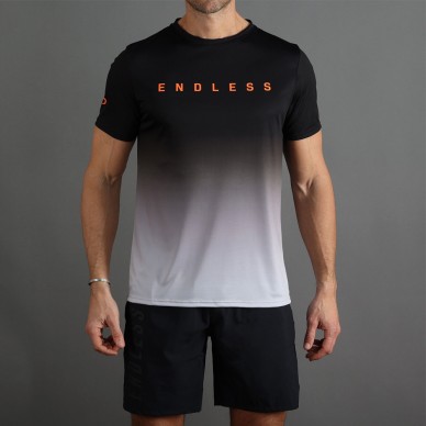 Endless Ace Degrade svart grå t-shirt