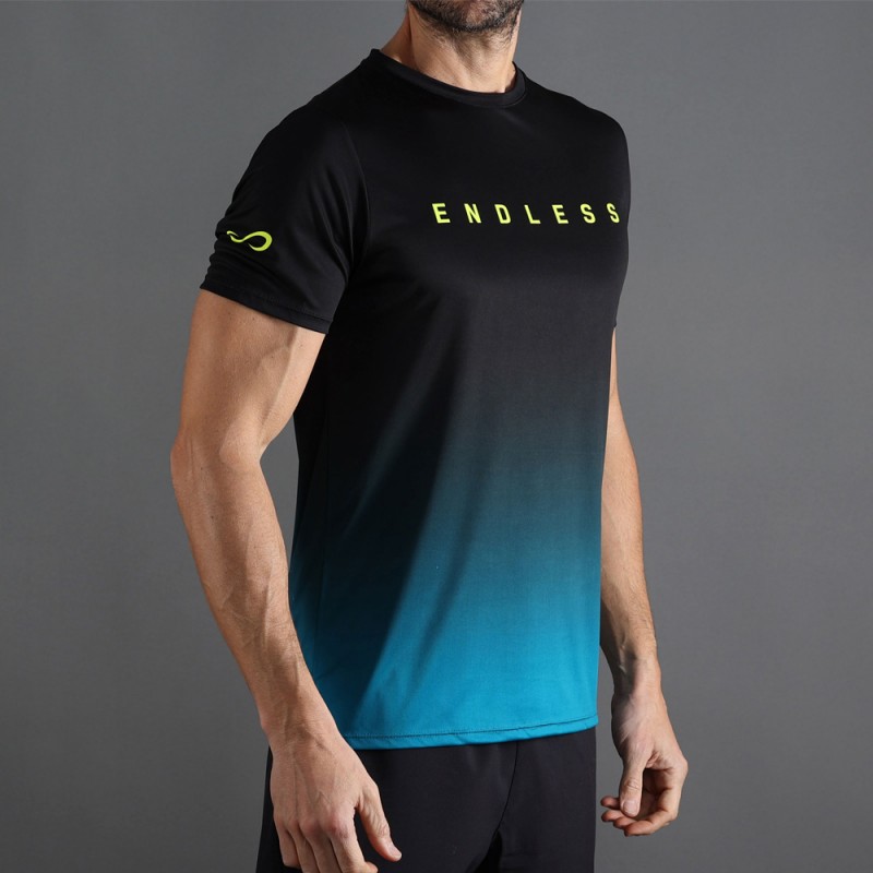 Endless Ace Degrade svart olja t-shirt Endless Ace Degrade svart olja t-shirt