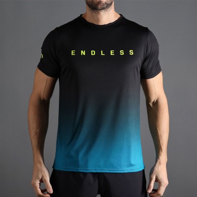 Endless Ace Degrade svart olja t-shirt