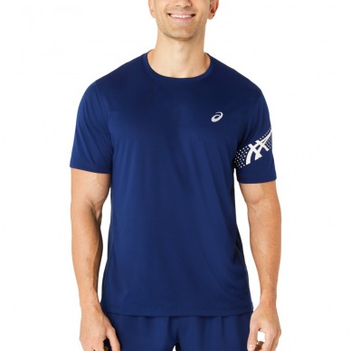 Asics Icon SS Top blå t-shirt