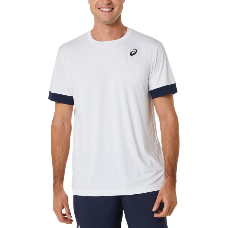 Asics Court SS Top vit t-shirt Asics Court SS Top vit t-shirt