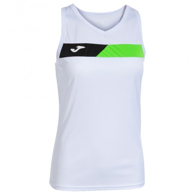 Joma Court vit grön flurorescerande t-shirt