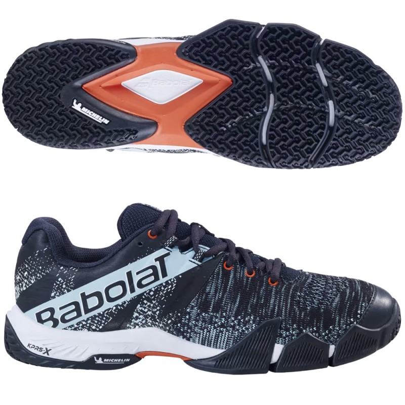 Babolat Movea Men black light blue 2024 padelskor Babolat Movea Men black light blue 2024 padelskor