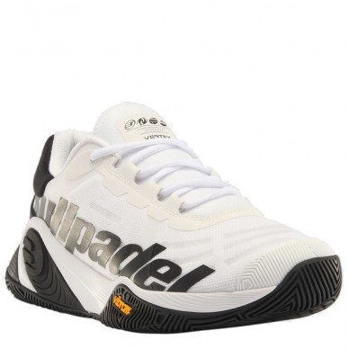 Bullpadel Vertex Vibram 24I white black 2024 padelskor