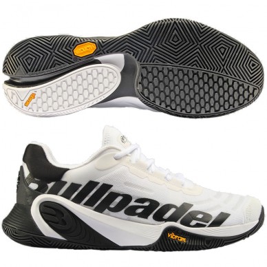 Bullpadel Vertex Vibram 24I white black 2024 padelskor
