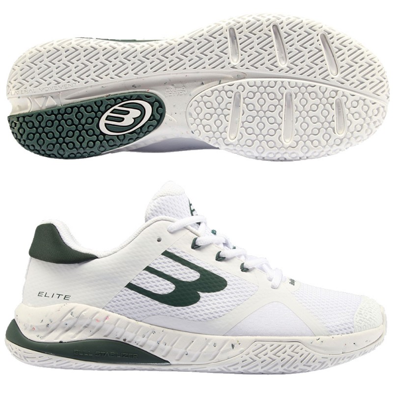 Bullpadel Elite 24I white green 2024 padelskor Bullpadel Elite 24I white green 2024 padelskor
