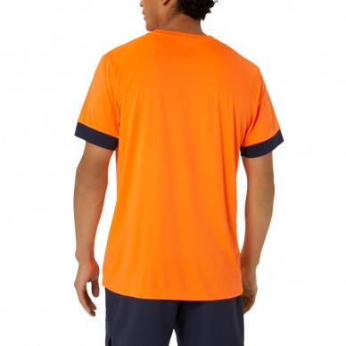Asics Men Court SS Top orange t-shirt
