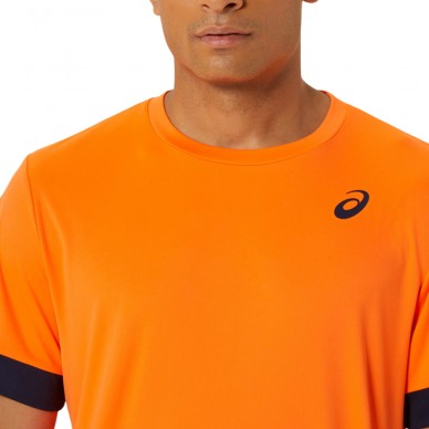 Asics Men Court SS Top orange t-shirt