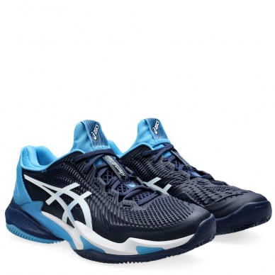 Asics Court FF 3 Novak Clay blue white padelskor 2024