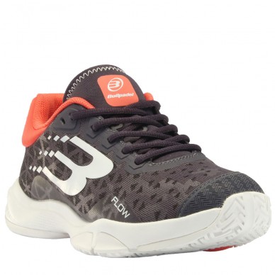 Bullpadel Flow 24I dark grey orange 2024 padelskor