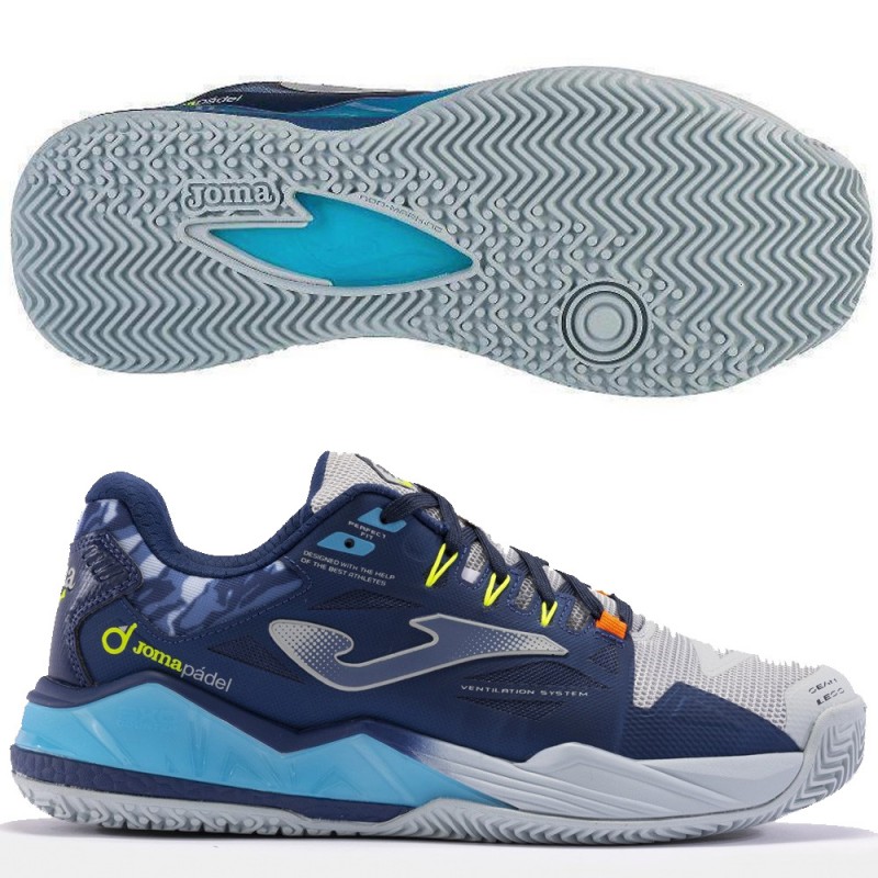 Joma Spin Men 2405 blue petrol 2024 padelskor Joma Spin Men 2405 blue petrol 2024 padelskor