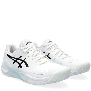 Asics Gel Challenger 14 Clay vit svarta 2024 padelskor