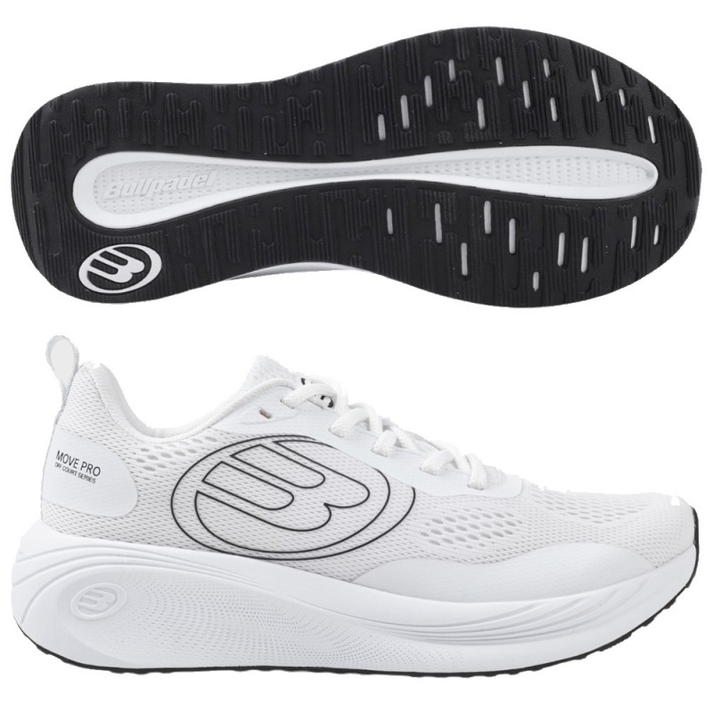 Bullpadel Move Pro vita padelskor 2024 Bullpadel Move Pro vita padelskor 2024