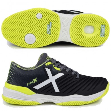 Munich Padx 48 svart gul 2024 Padelskor