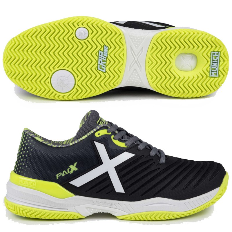 Munich Padx 48 svart gul 2024 Padelskor Munich Padx 48 svart gul 2024 Padelskor