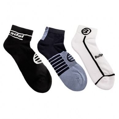 Bullpadel BP2410L svarta blåa sockar skugga
