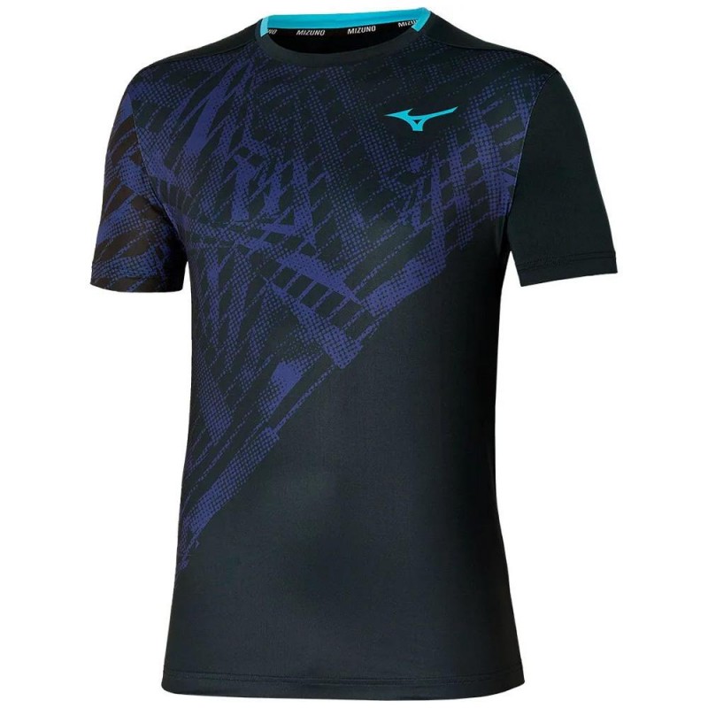 Mizuno Tennis Mug Shadow Graphic Tee svart t-shirt