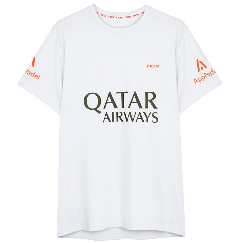 Nox At10 Agustin Tapia vit t-shirt Nox At10 Agustin Tapia vit t-shirt