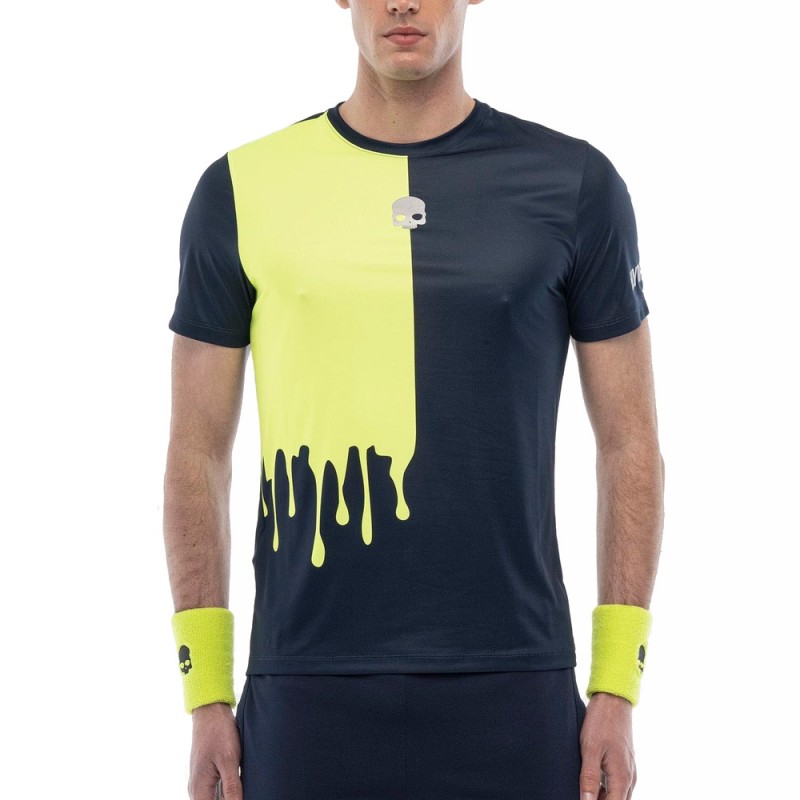 Hydrogen Drip Tech marinblå fluor t-shirt Hydrogen Drip Tech marinblå fluor t-shirt