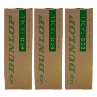 Pack 3 Dunlop Eco Padel x 3 3 Rör