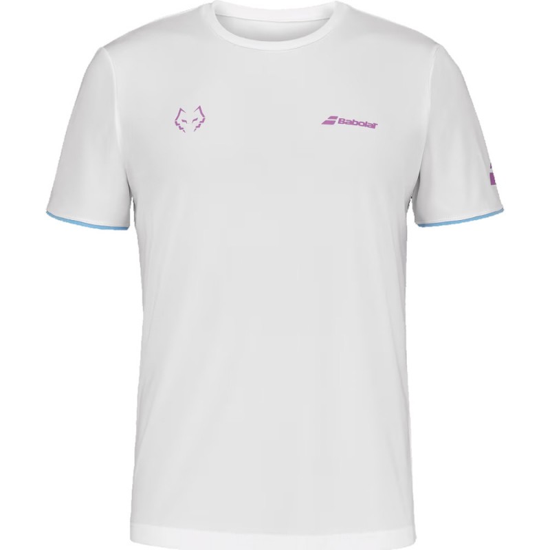 Babolat Crew Neck Tee Lebrón Vit T-Shirt