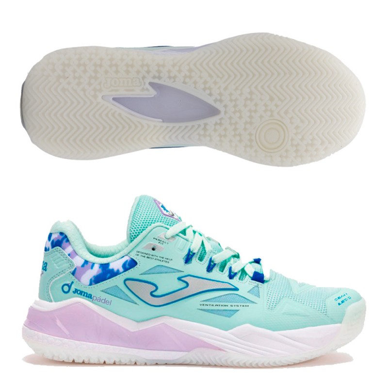 Joma Spin Lady 2505 turquoise 2025 padelskor Joma Spin Lady 2505 turquoise 2025 padelskor