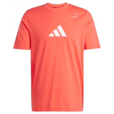 Adidas M Padel röd t-shirt