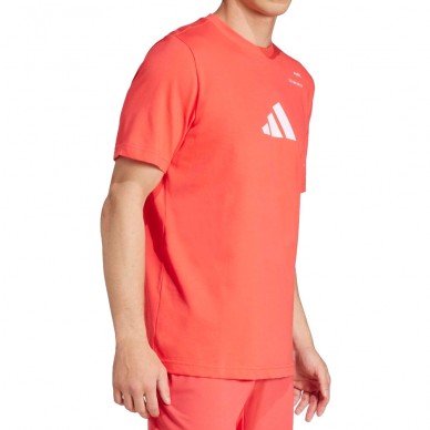 Adidas M Padel röd t-shirt