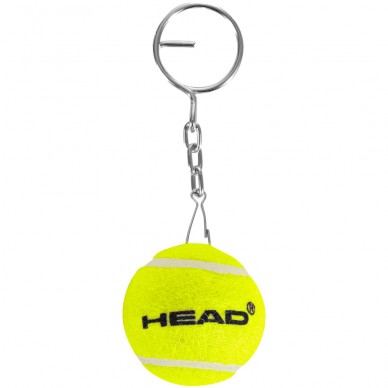 Nyckelring Head Mini Boll gul