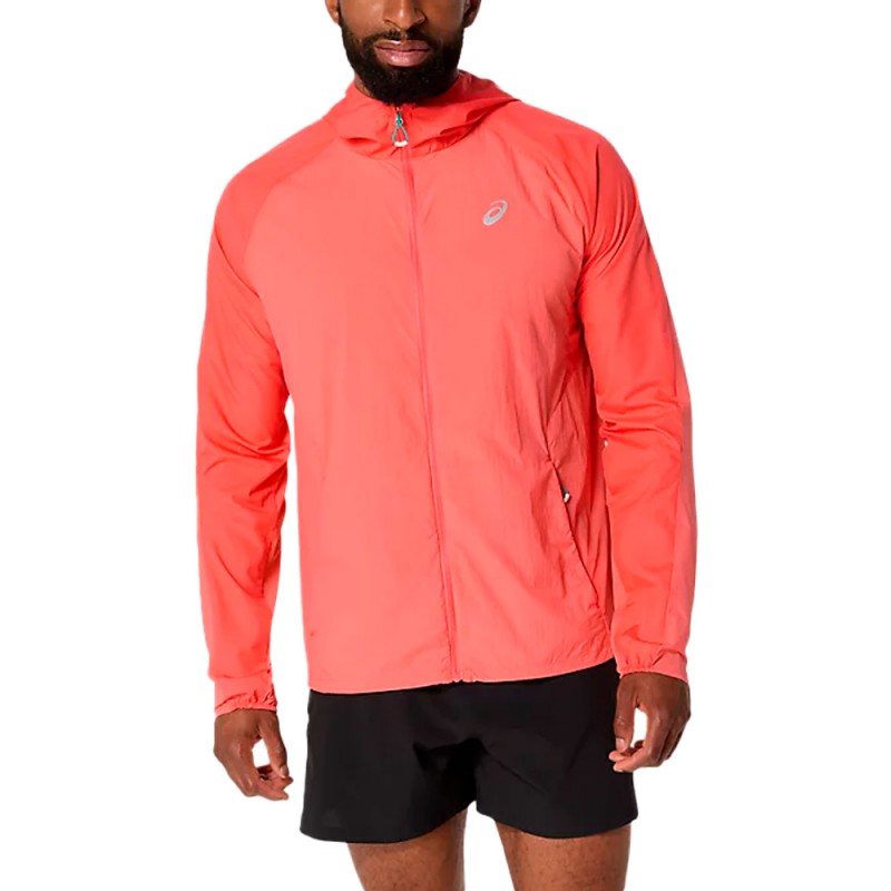 Asics Road Packable i korall Jacket Asics Road Packable i korall Jacket