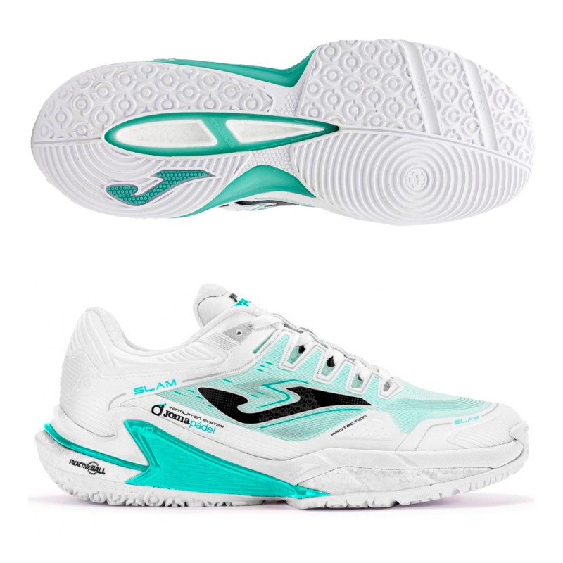 Joma Slam Men 2402 white 2024 padelskor Joma Slam Men 2402 white 2024 padelskor