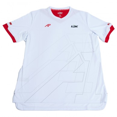 Lok Pikes A1Padel vit T-shirt