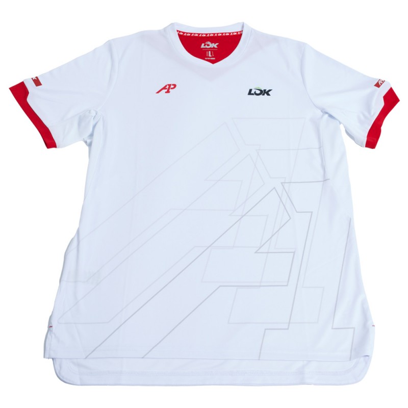 Lok Pikes A1Padel vit T-shirt