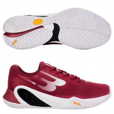Bullpadel Vertex Vibram 25I maroon 2025 padelskor