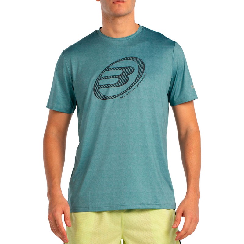 Bullpadel Lande blågrön mélange T-Shirt