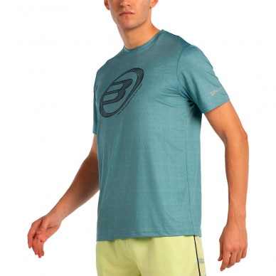 Bullpadel Lande blågrön mélange T-Shirt