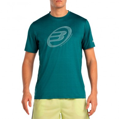 Bullpadel Lande mörkgrön melange T-shirt