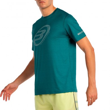 Bullpadel Lande mörkgrön melange T-shirt