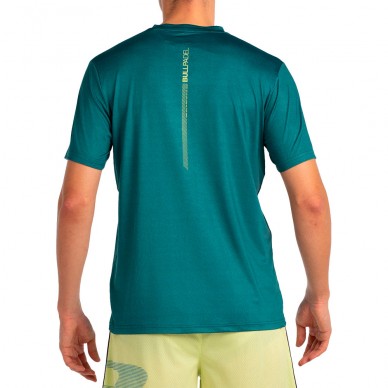 Bullpadel Lande mörkgrön melange T-shirt