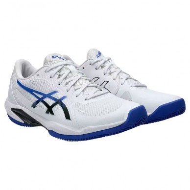 Asics Solution Swift FF2 Clay vit mörk kobolt 2025 Padelskor