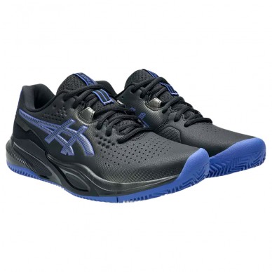 Asics Gel Challenger 15 Clay svart mörk kobolt 2025 padelskor