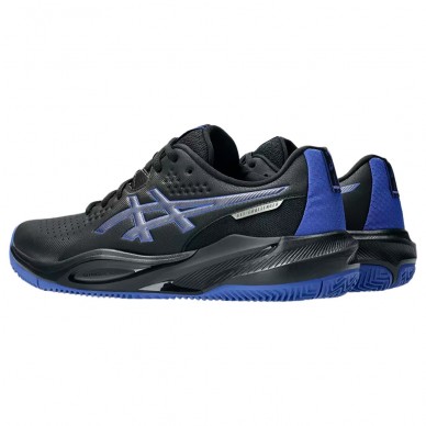 Asics Gel Challenger 15 Clay svart mörk kobolt 2025 padelskor