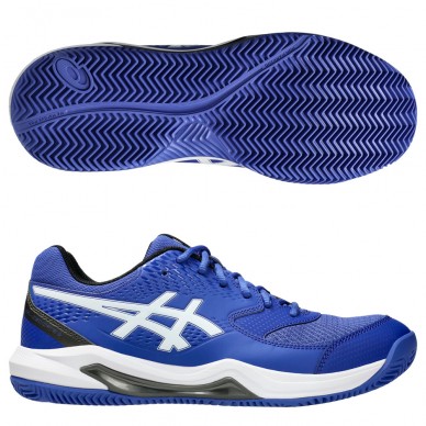 Asics Gel Dedicate 8 Clay dark cobalt white 2025 padelskor