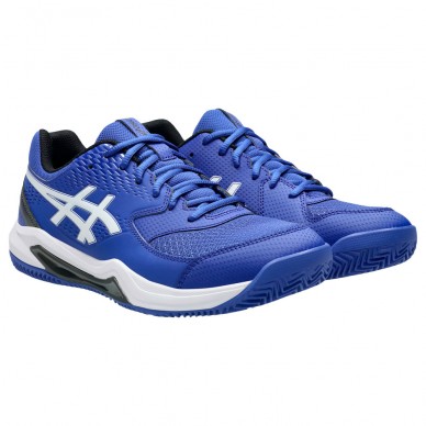 Asics Gel Dedicate 8 Clay dark cobalt white 2025 padelskor