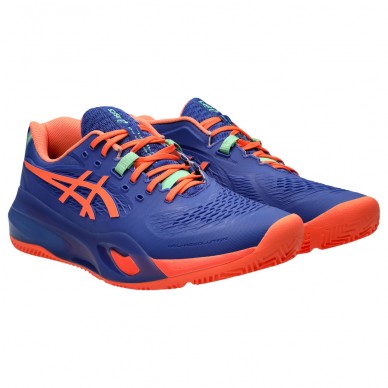 Asics Gel Resolution X Padel dark cobalt vivid coral 2025 Padelskor