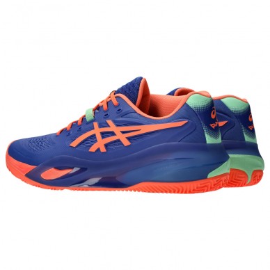 Asics Gel Resolution X Padel dark cobalt vivid coral 2025 Padelskor