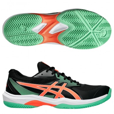 Asics Game FF Padel black vivid coral 2025 padelskor